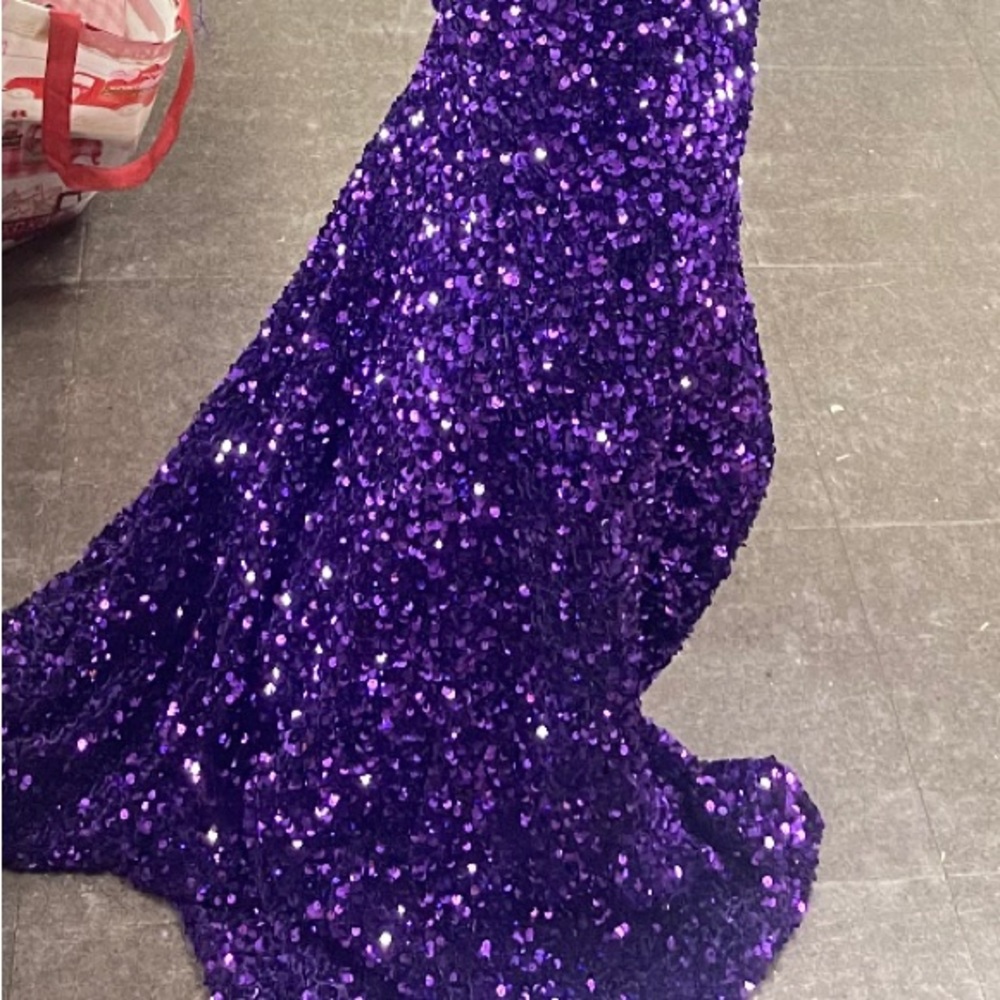 Beautiful Prom/Pageant Purple Dress - Picture 5 of 8